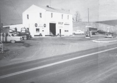 Garage in 1958